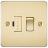 Knightsbridge FP6300BB Brushed Brass FPAV6300BB Flat Plate 13A Switched Fused