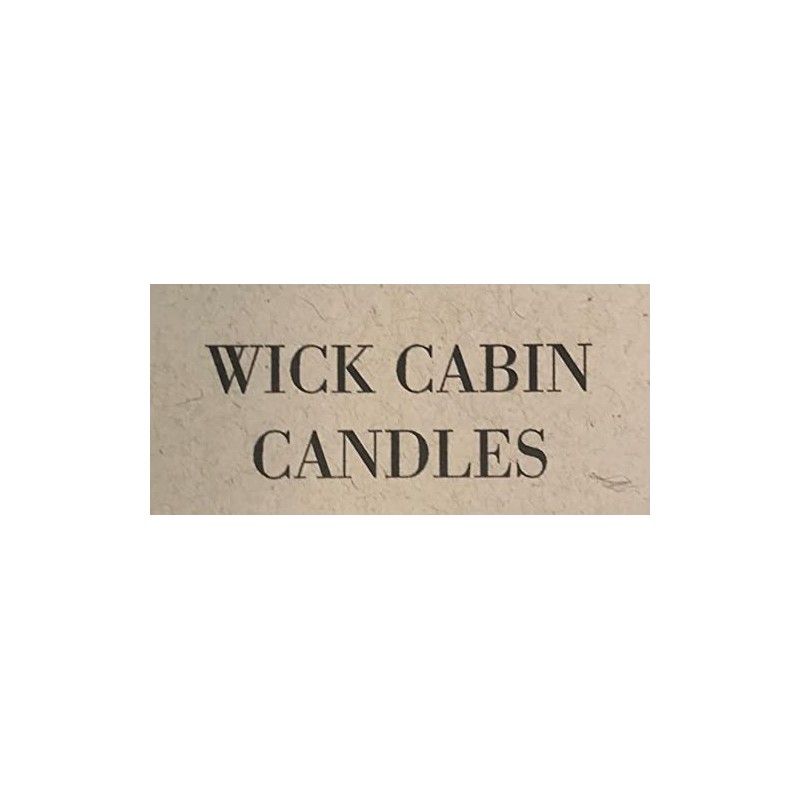 Wick Cabin Candles Fresh Bamboo Long Lasting - Rustic Style