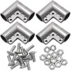 MDEOOSKY 4pcs Chain Link Fence Gate Corners Chain Link Gate
