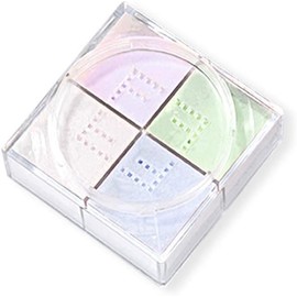 Polvos sueltos para el rostro que minimizan los poros y perfeccionan la piel. Fijan el maquillaje. Polvos de maquillaje duraderos, resistentes al agua y al sudor.