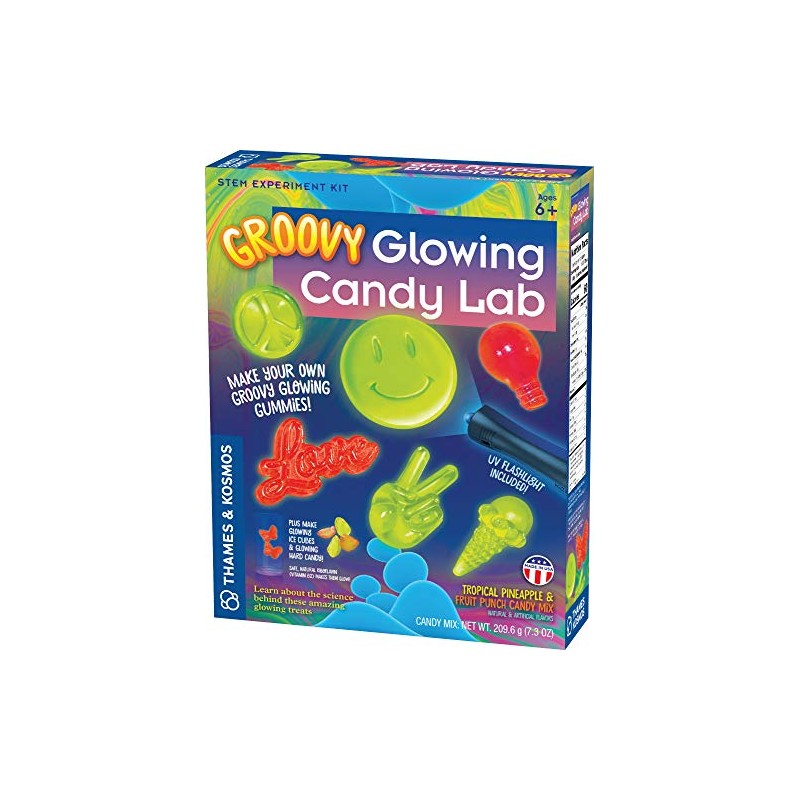Thames & Kosmos Groovy Glowing Candy Lab STEM Kit |