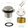 Welsan Bathtub Drain Tip Toe Tub Conversion Kit, Replacement Bath