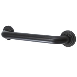 Kingston Brass DR214125 Designer Trimscape Milano 3-Layer Flange 12-Inch Grab Bar with 1.25-Inch Outer Diameter, Oil Rubbed Bronze