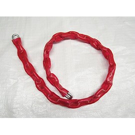 6MM 1.2 Metre Red Sheath Security Chain