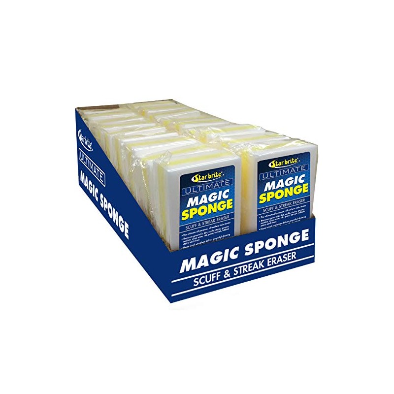 STAR BRITE Magic Sponge Scuff & Streak Eraser Cleaner 18