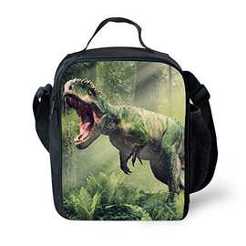 CARBEEN 3D Animal Dinosaur Cat Shark Husky and Dolphin Insulated Lunch Box Cooler Bag (DINOSAUR5)