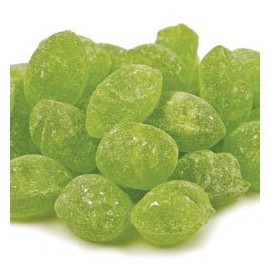 Claeys Sanded Natural Candy Drops - 2 Lbs - Old Fashioned Flavor (Green Apple)