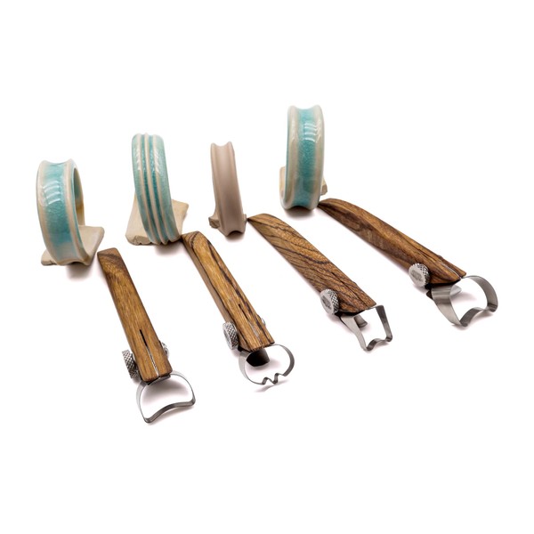 The Original DiamondCore Tools Handheld Extruder, 4-Pack Variety Set, Pottery