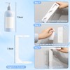 TUNEYA No Drill Shampoo & Conditioner Holders 2 Pack Adhesive