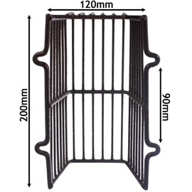 Spares2go Universal Plastic Coated CCTV Camera Guard Security Light Cage (Brown)