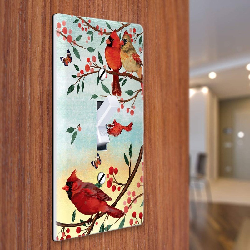 WIRESTER Single Gang Toggle Light Switch Plate/Wall Plate Cover -