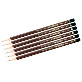 Fueki KE2H-6 Building Pencils, Pack of 6, 2H