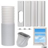 Kxuhivc Portable Air Conditioner Window Vent Kit, Adjustable Window Seal