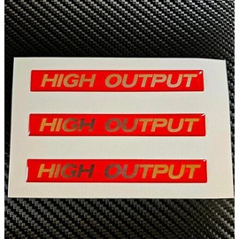 Generic (3) HIGH Output 6.7L Power Stroke Diesel F250 F350 F450 3D Gel Badge Emblems, 73HO-3