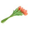 10pcs Artificial Tulip Flowers High Simulation Flowers Decor for Living