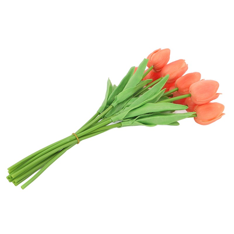 10pcs Artificial Tulip Flowers High Simulation Flowers Decor for Living