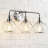 HAHZT Brushed Nickel Bathroom Vanity Light 3 Lights Bathroom Light
