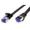 Value Patchkbl Cat6 FTP Stranded Wire (Black) black black 1.5m
