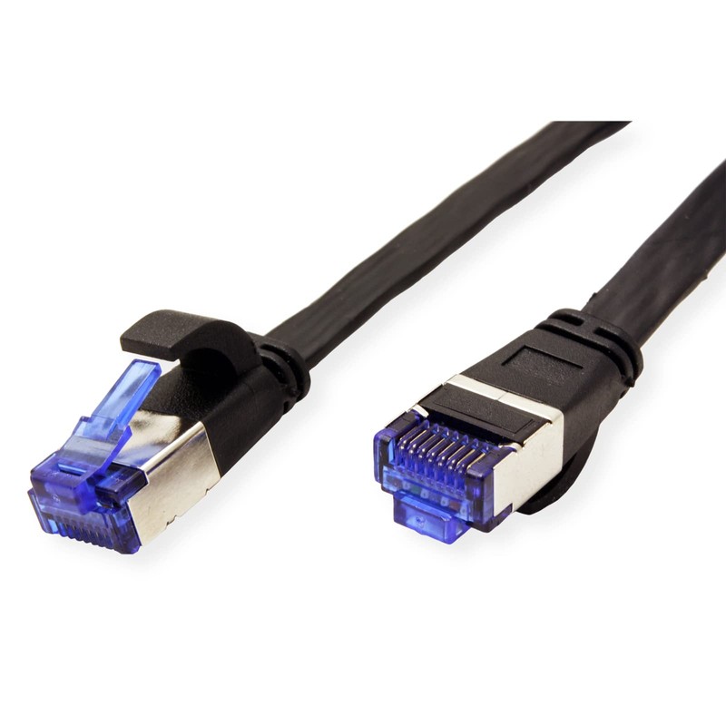 Value Patchkbl Cat6 FTP Stranded Wire (Black) black black 1.5m
