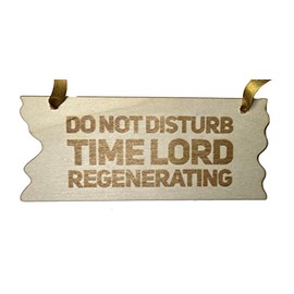 Bedroom Door Sign, Do Not Disturb Time Lord Regenerating