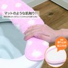 Fluffy Rich L-130064 Toilet Seat Mat, Dot, Pink