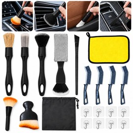 21PCS Car Detailing Kit, Car Cleaning Brush And Detailing Brushes Tool Set
