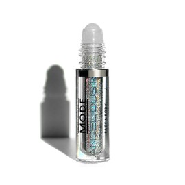 Mode Angel Dust Roll On Glitter, in A Trance, Holographic Rainbow Prism Sparkling High Performance 3D Loose Glitters for Face and Body, Spill Proof Bottle, Made in NY USA