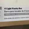 Unspecified Project Source 4-Light Chrome Bathroom Vanity Light NEW