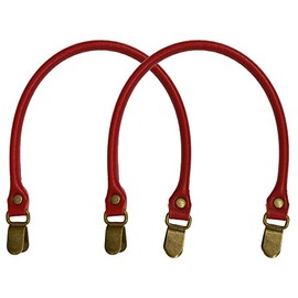 INAZUMA YAK-300A Synthetic Leather Hardware Handle Handle Handle Type Approx. Total Length 11.8 x Thickness 0.2 inches (30 cm) x Thickness 0.2 inches (0.5 cm) #2 Red