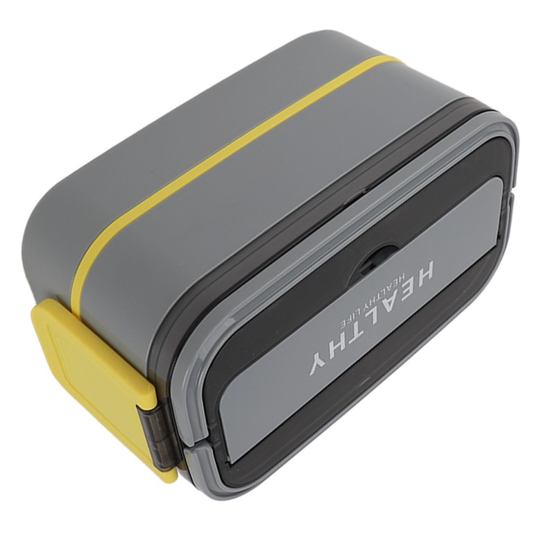 Double Layer Bento Box 316 Stainless Steel Compartment Portable Lunch