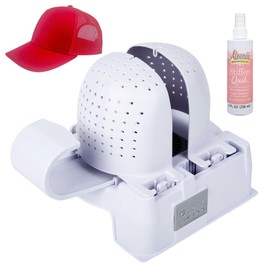 Danyco Hat Shaper Machine with Stiffening Spray – Adjustable Hat Care & Reshaping Device - Tool for Caps, Snapbacks, Fitted Hats – Fan Drying Tech for Shape Restoration & Preservation