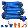 SheeChung 20FT RV Sewer Hose Kit, RV Hose Fittings, Heavy-Duty