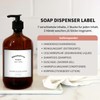 Soifenspend Plastic, Set of 4 Soap Dispensers 300 ml with