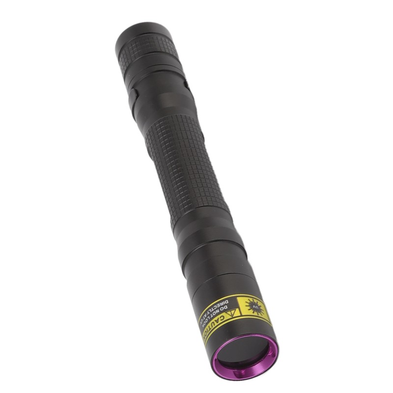 UV Flashlight 365nm Pen Clip Aluminium Alloy Button Control Multi
