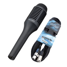 Zoom SGV-6 Vocal Microphone for Zoom V3 and V6 + Keepdrum XLR Cable