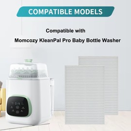 6 Pack HEPA H13 True Filter Replacement for Momcozy KleanPal Pro, GROWNSY, MOMFANN & Papablic Baby Bottle Washer