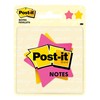 Post-it Notes, Star Shape, Yellow and Pink with pattern, 2.9x2.8