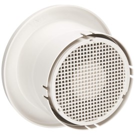 Nasta KS-8830PR-SG Indoor Air Vent Push Type Round Register, Silver Gray, 1 Piece