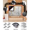 Abstract Forest Magnetic Fireplace Cover Decorative Indoor For Brick Fireplace,