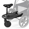 Ride with Me Board-Accessory-Compatible with Veloce & Vivace Strollers Black