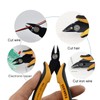YUFANYA 5PCS Flush Cutters,Wire Cutters for Side Cut,Nut Cut with