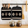 GOOZHO Boho Western Aztec Pot Holders with Pockets, Boho Southwestern