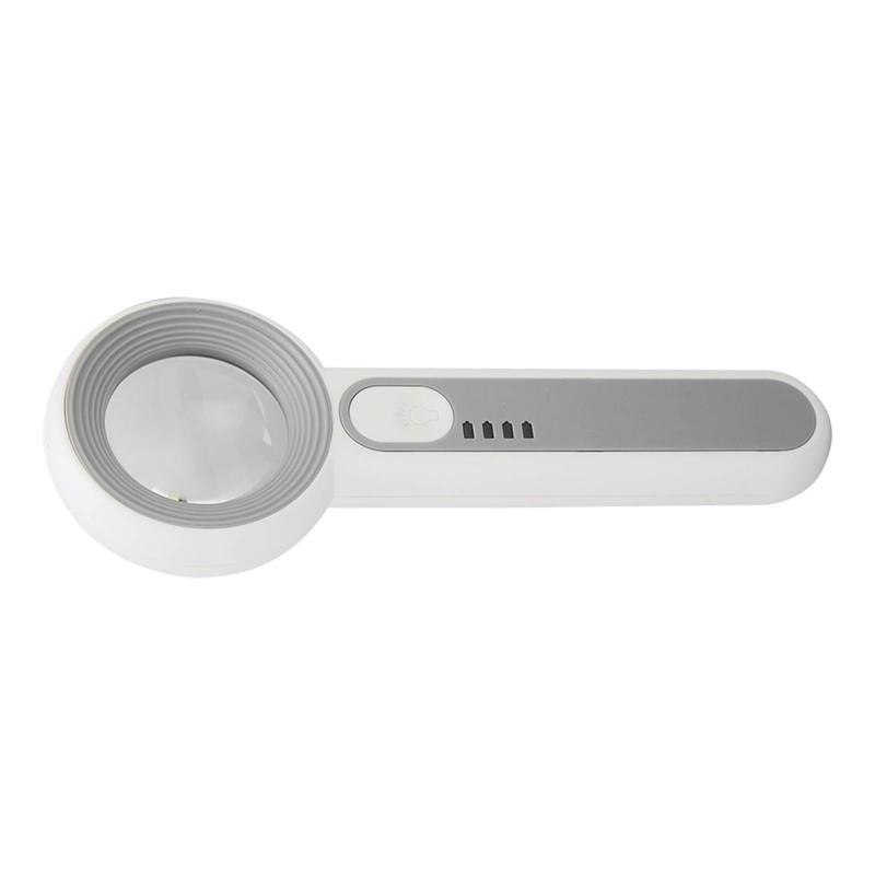 Magnifying Glass 11X Rechargeable 3 Levels Brightness Portable Handheld Magnifier