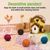 Pack of 10 Rattan Balls Bird Toy Ball Wicker, Willow
