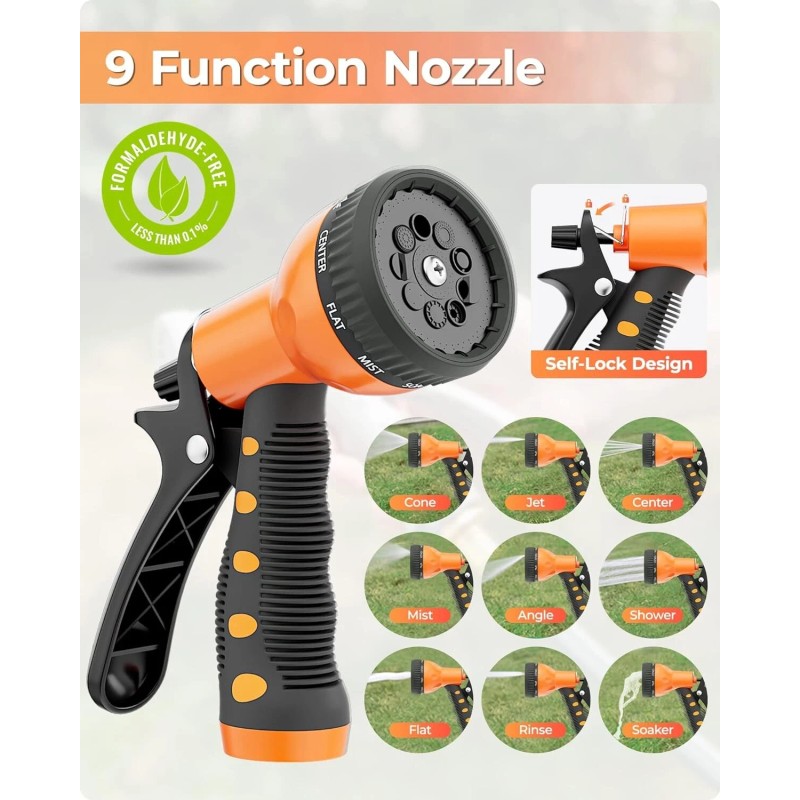 Ayleid Retractable Garden Hose Reel,1/2 in x 100 ft Wall