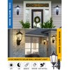 GYDZ Outdoor Solar Wall Light with Dusk to Dawn Photocell,
