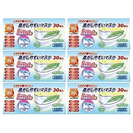 Easy Breathing Mask, 30 Pieces, Normal, Set of 6 Boxes