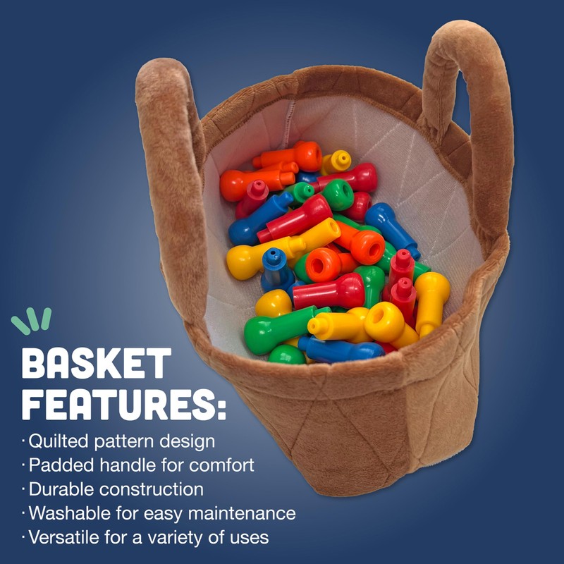 Creative Minds Basket of Babies Soft Baby Dolls, Sensory Toys,