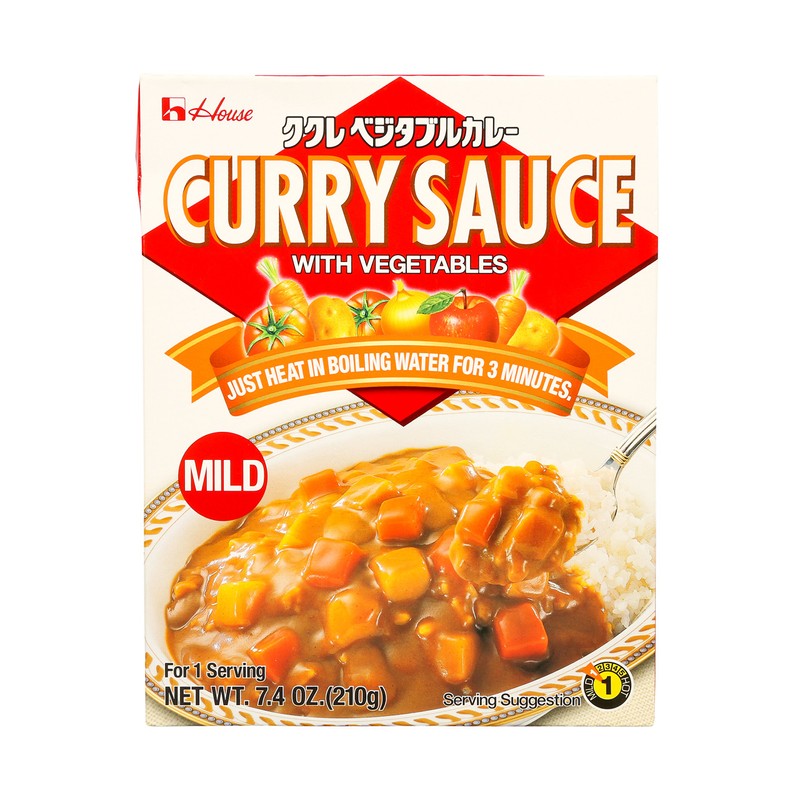 Curry Sause with Vegetables (Mild) - 7.4oz (Pack of 1)
