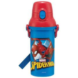 Skater PSB5SANAG Children's Plastic Water Bottle, 16.9 fl oz (480 ml), One Push Closure, Antibacterial, Child-Friendly, Lightweight, Made in Japan